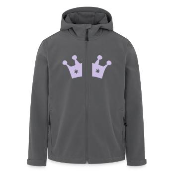 Princess Crown - Recycelte Männer Softshell-Jacke von Stanley/Stella - Anthrazit - Vorne - AI Model Male 185 light (185cm)