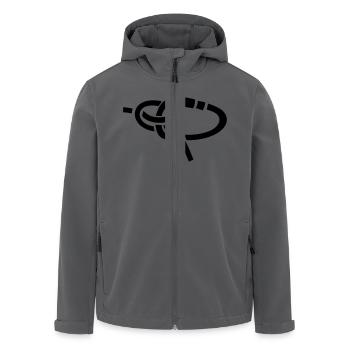Karabiner - Recycelte Männer Softshell-Jacke von Stanley/Stella - Anthrazit - Vorne - AI Model Male 185 light (185cm)
