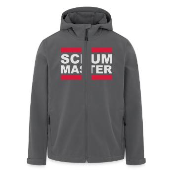Scrum Master - Recycelte Männer Softshell-Jacke von Stanley/Stella - Anthrazit - Vorne - AI Model Male 185 light (185cm)
