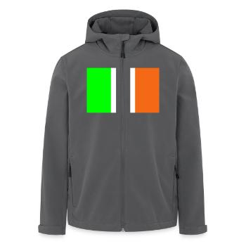 ireland flag - Recycelte Männer Softshell-Jacke von Stanley/Stella - Anthrazit - Vorne - AI Model Male 185 light (185cm)