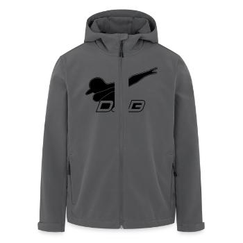DAB black style - Recycelte Männer Softshell-Jacke von Stanley/Stella - Anthrazit - Vorne - AI Model Male 185 light (185cm)