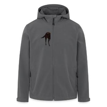 Pferd - Recycelte Männer Softshell-Jacke von Stanley/Stella - Anthrazit - Vorne - AI Model Male 185 light (185cm)