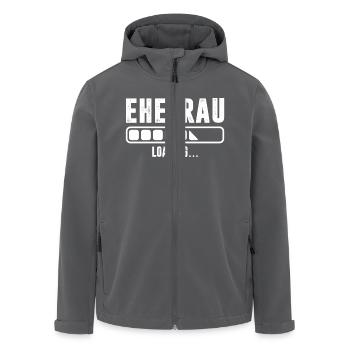 EHEFRAU - Recycelte Männer Softshell-Jacke von Stanley/Stella - Anthrazit - Vorne - AI Model Male 185 light (185cm)