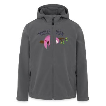 Chiller Queen - Recycelte Männer Softshell-Jacke von Stanley/Stella - Anthrazit - Vorne - AI Model Male 185 light (185cm)