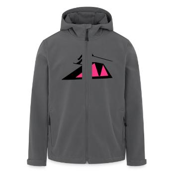 Wakeboarder/Wakeboard - Recycelte Männer Softshell-Jacke von Stanley/Stella - Anthrazit - Vorne - AI Model Male 185 light (185cm)