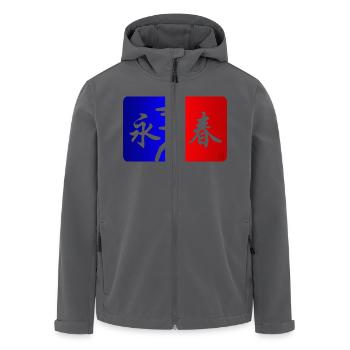 Dummy League - Recycelte Männer Softshell-Jacke von Stanley/Stella - Anthrazit - Vorne - AI Model Male 185 light (185cm)