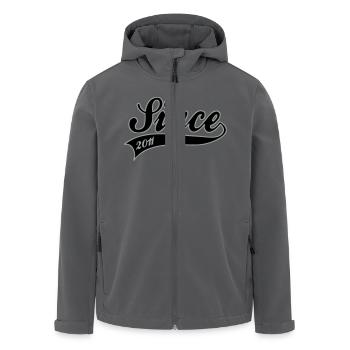 Geburtstag - Since 2011 - Recycelte Männer Softshell-Jacke von Stanley/Stella - Anthrazit - Vorne - AI Model Male 185 light (185cm)