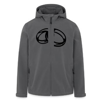 Eheringe - Wedding Band - Recycelte Männer Softshell-Jacke von Stanley/Stella - Anthrazit - Vorne - AI Model Male 185 light (185cm)