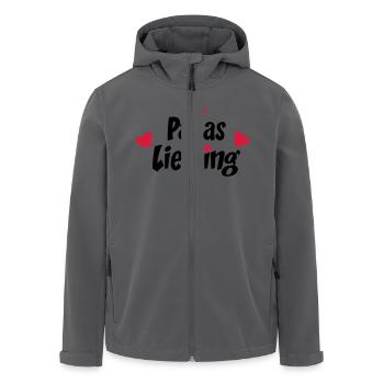 Papa - Recycelte Männer Softshell-Jacke von Stanley/Stella - Anthrazit - Vorne - AI Model Male 185 light (185cm)