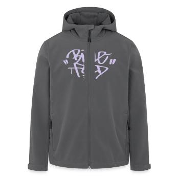 Bielefeld Ultra Graffit Fanshirt - Recycelte Männer Softshell-Jacke von Stanley/Stella - Anthrazit - Vorne - AI Model Male 185 light (185cm)