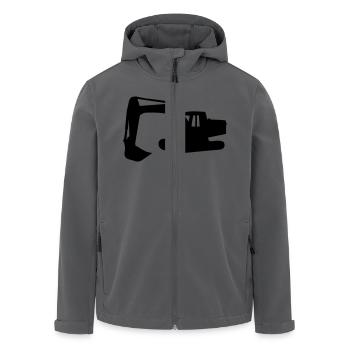 bagger - Recycelte Männer Softshell-Jacke von Stanley/Stella - Anthrazit - Vorne - AI Model Male 185 light (185cm)