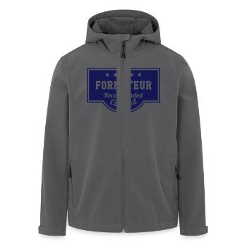 Ausbilder / Lehrer / Gestalter / trainer - Recycelte Männer Softshell-Jacke von Stanley/Stella - Anthrazit - Vorne - AI Model Male 185 light (185cm)