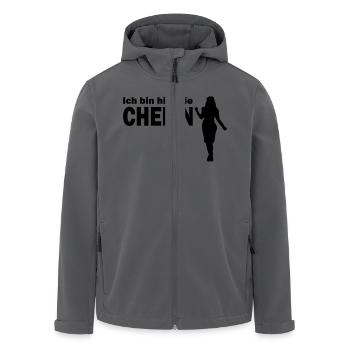 chefin - Recycelte Männer Softshell-Jacke von Stanley/Stella - Anthrazit - Vorne - AI Model Male 185 light (185cm)