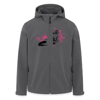 Supermoto - Recycelte Männer Softshell-Jacke von Stanley/Stella - Anthrazit - Vorne - AI Model Male 185 light (185cm)