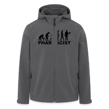 Apotheker - Recycelte Männer Softshell-Jacke von Stanley/Stella - Anthrazit - Vorne - AI Model Male 185 light (185cm)
