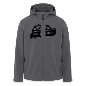 muttertag - Recycelte Männer Softshell-Jacke von Stanley/Stella - Anthrazit - Vorne - AI Model Male 185 light (185cm)