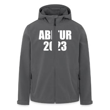 Abitur 2023 - Recycelte Männer Softshell-Jacke von Stanley/Stella - Anthrazit - Vorne - AI Model Male 185 light (185cm)
