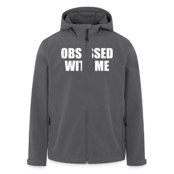 obsessed with me - Recycelte Männer Softshell-Jacke von Stanley/Stella - Anthrazit - Vorne - AI Model Male 185 light (185cm)