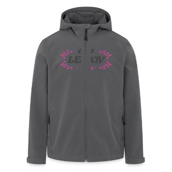 ciao Leo XIV - Recycelte Männer Softshell-Jacke von Stanley/Stella - Anthrazit - Vorne - AI Model Male 185 light (185cm)