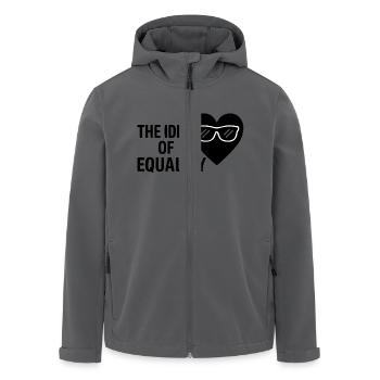 Love the idea of equality - Recycelte Männer Softshell-Jacke von Stanley/Stella - Anthrazit - Vorne - AI Model Male 185 light (185cm)