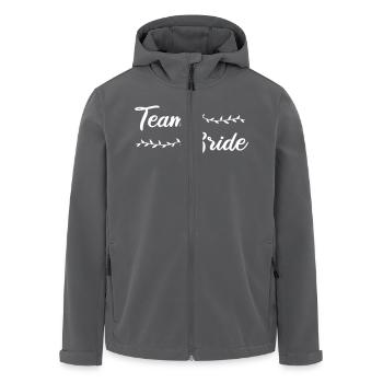 team bride - Recycelte Männer Softshell-Jacke von Stanley/Stella - Anthrazit - Vorne - AI Model Male 185 light (185cm)