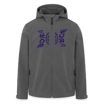 Tattoo-Karte Bora Bora - Recycelte Männer Softshell-Jacke von Stanley/Stella - Anthrazit - Vorne - AI Model Male 185 light (185cm)