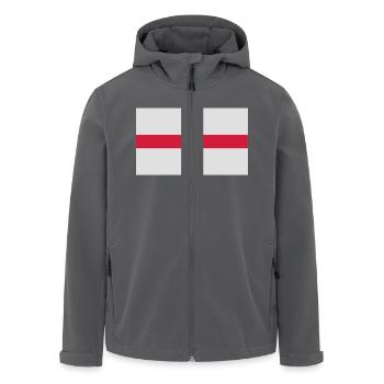 England - Recycelte Männer Softshell-Jacke von Stanley/Stella - Anthrazit - Vorne - AI Model Male 185 light (185cm)