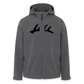 Baden-Württemberger - Recycelte Männer Softshell-Jacke von Stanley/Stella - Anthrazit - Vorne - AI Model Male 185 light (185cm)