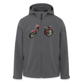 MZ RT - Recycelte Männer Softshell-Jacke von Stanley/Stella - Anthrazit - Vorne - AI Model Male 185 light (185cm)