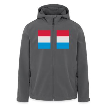 Nationalflagge von Holland - Recycelte Männer Softshell-Jacke von Stanley/Stella - Anthrazit - Vorne - AI Model Male 185 light (185cm)