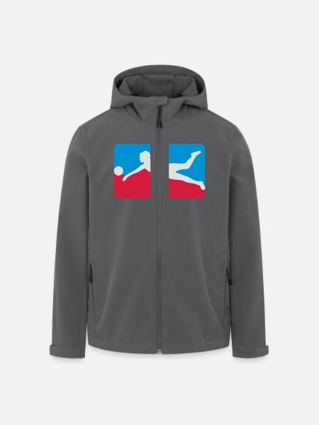 Volleyball - Recycelte Männer Softshell-Jacke von Stanley/Stella - Anthrazit