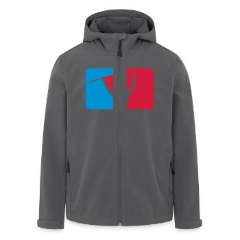 Golf - Recycelte Männer Softshell-Jacke von Stanley/Stella - Anthrazit - Vorne - AI Model Male 185 light (185cm)