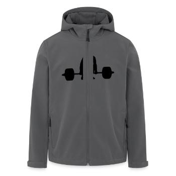 Umsetzen start position - Recycelte Männer Softshell-Jacke von Stanley/Stella - Anthrazit - Vorne - AI Model Male 185 light (185cm)