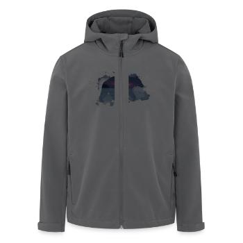 Bär - Recycelte Männer Softshell-Jacke von Stanley/Stella - Anthrazit - Vorne - AI Model Male 185 light (185cm)