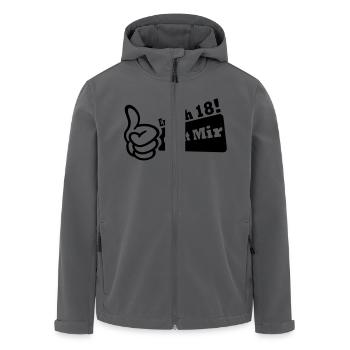 Endlich 18 achtzehn Jahre Geburtstag's T-Shirt - Recycelte Männer Softshell-Jacke von Stanley/Stella - Anthrazit - Vorne - AI Model Male 185 light (185cm)