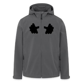 hantel - Recycelte Männer Softshell-Jacke von Stanley/Stella - Anthrazit - Vorne - AI Model Male 185 light (185cm)
