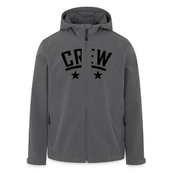 crew - Recycelte Männer Softshell-Jacke von Stanley/Stella - Anthrazit - Vorne - AI Model Male 185 light (185cm)
