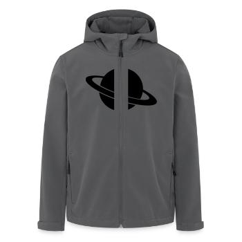 planeten - Recycelte Männer Softshell-Jacke von Stanley/Stella - Anthrazit - Vorne - AI Model Male 185 light (185cm)