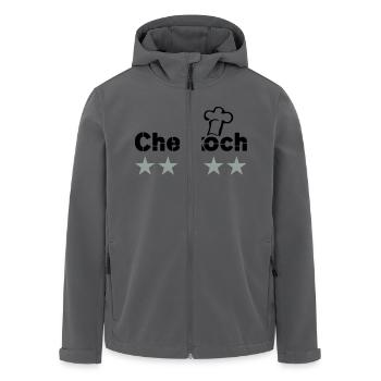 chefkoch - Recycelte Männer Softshell-Jacke von Stanley/Stella - Anthrazit - Vorne - AI Model Male 185 light (185cm)