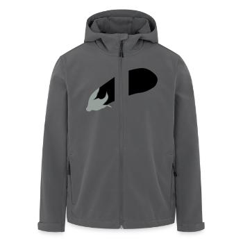 Aubergine - Recycelte Männer Softshell-Jacke von Stanley/Stella - Anthrazit - Vorne - AI Model Male 185 light (185cm)