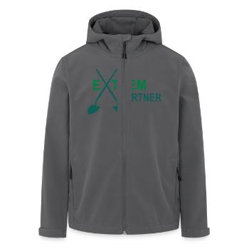 Gärtner - Recycelte Männer Softshell-Jacke von Stanley/Stella - Anthrazit - Vorne - AI Model Male 185 light (185cm)