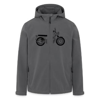 Bonnie - Recycelte Männer Softshell-Jacke von Stanley/Stella - Anthrazit - Vorne - AI Model Male 185 light (185cm)