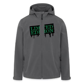 limeted Edition - Recycelte Männer Softshell-Jacke von Stanley/Stella - Anthrazit - Vorne - AI Model Male 185 light (185cm)