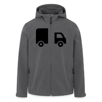 LKW - Recycelte Männer Softshell-Jacke von Stanley/Stella - Anthrazit - Vorne - AI Model Male 185 light (185cm)