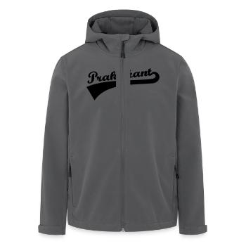 Praktikant - Recycelte Männer Softshell-Jacke von Stanley/Stella - Anthrazit - Vorne - AI Model Male 185 light (185cm)