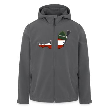 Steirerhut Trachten Steiermark Geschenk Shirt - Recycelte Männer Softshell-Jacke von Stanley/Stella - Anthrazit - Vorne - AI Model Male 185 light (185cm)