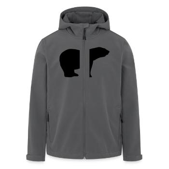 Polar Bear - Recycelte Männer Softshell-Jacke von Stanley/Stella - Anthrazit - Vorne - AI Model Male 185 light (185cm)