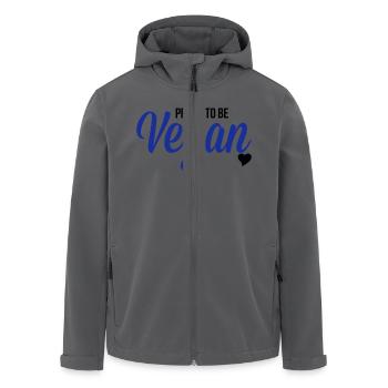 Vegan - Recycelte Männer Softshell-Jacke von Stanley/Stella - Anthrazit - Vorne - AI Model Male 185 light (185cm)