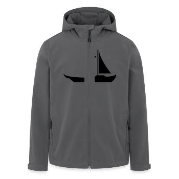 boot - Recycelte Männer Softshell-Jacke von Stanley/Stella - Anthrazit - Vorne - AI Model Male 185 light (185cm)