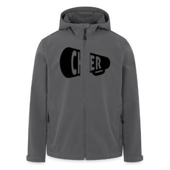 cheerleader - Recycelte Männer Softshell-Jacke von Stanley/Stella - Anthrazit - Vorne - AI Model Male 185 light (185cm)